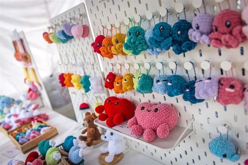 Stand de Shinzo Crochet à la foire des commerçants d'Armentières le 24 mai 2025