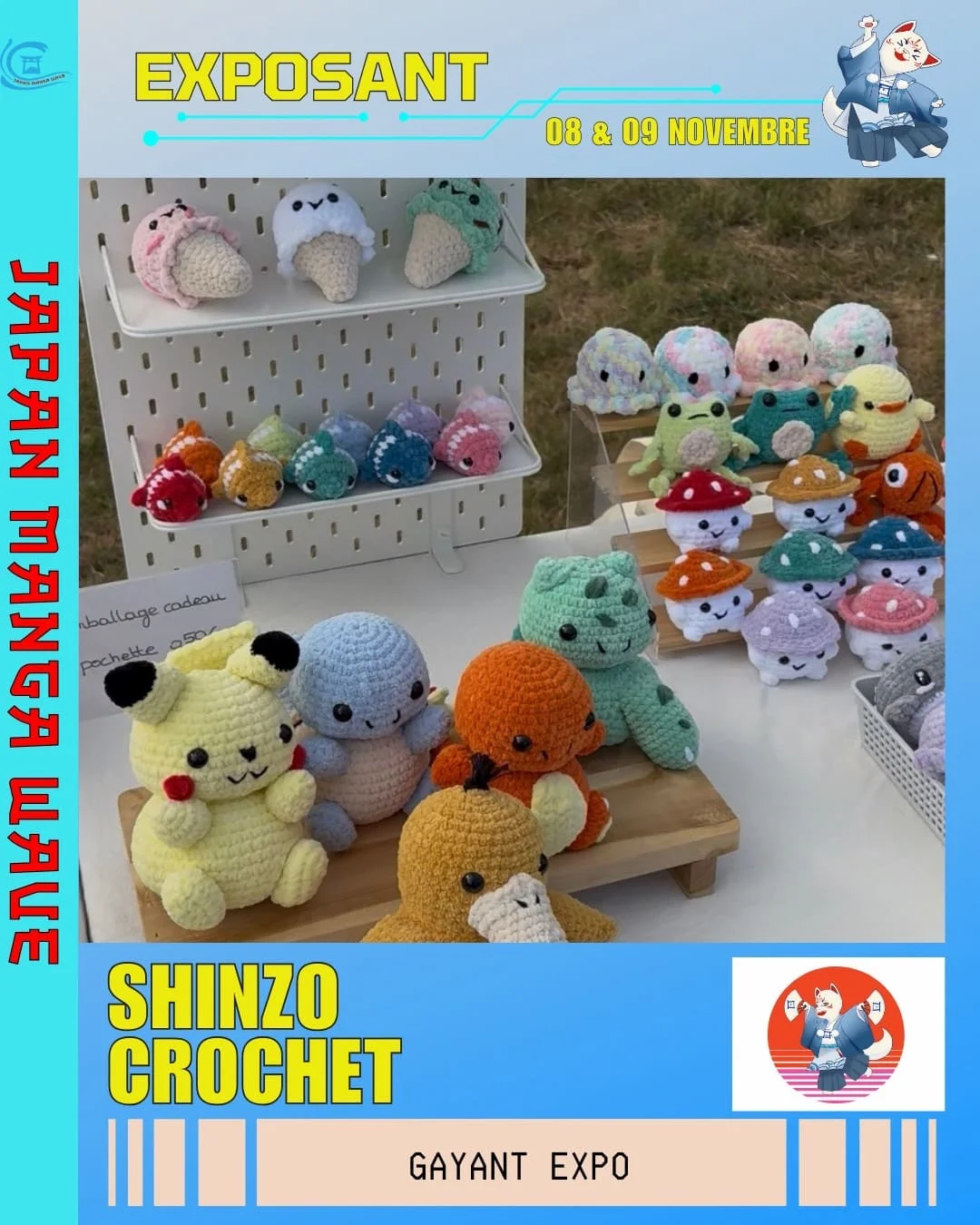 Shinzo Crochet sera présent à la Japan Manga Wave de Douai les 8 et 9 novembre 2025