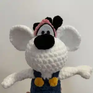 Diddl en crochet de 30 cm