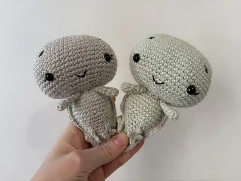 Têtards en crochet