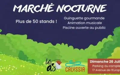 Shinzo Crochet participe au 3ᵉ marché nocturne du centre aquatique Calyssia à Armentières