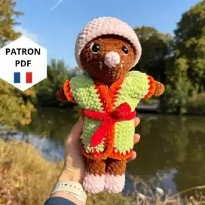 Personnage de Petite Taupe réalisé en crochet